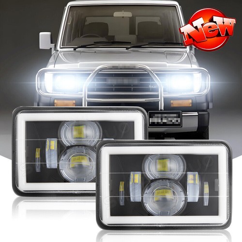 2pcs 4x6 square led - 4x6",