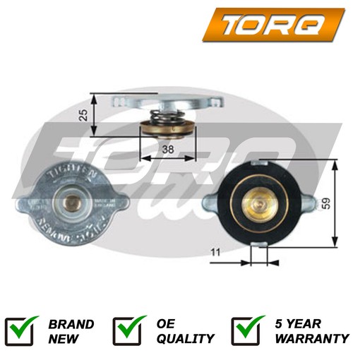 Radiator cap torq fits acclaim - cap,